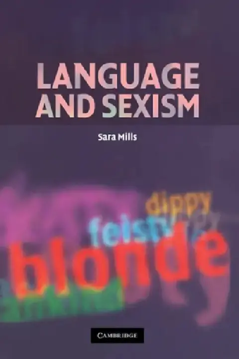 Cover of Language and Sexism