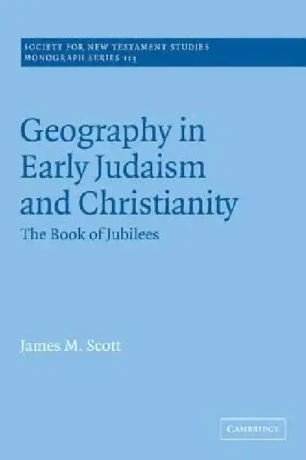 Cover of Geography in Early Judaism and Christianity