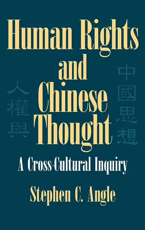 Cover of Human Rights in Chinese Thought