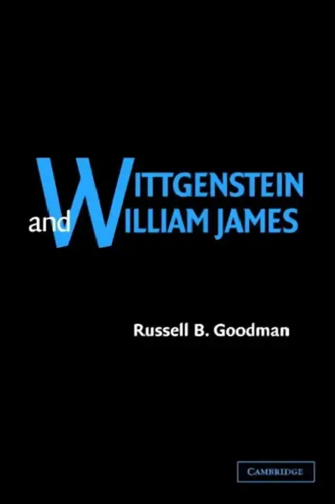 Cover of Wittgenstein and William James