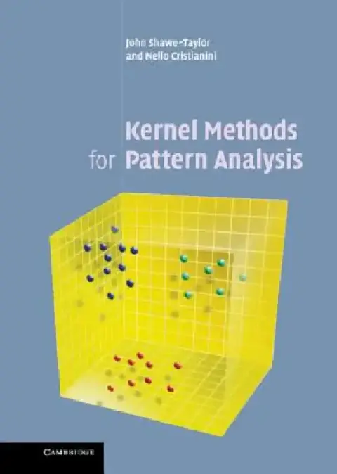 Cover of Kernel Methods for Pattern Analysis