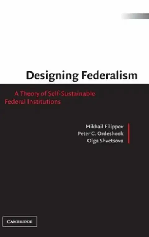 Cover of Designing Federalism