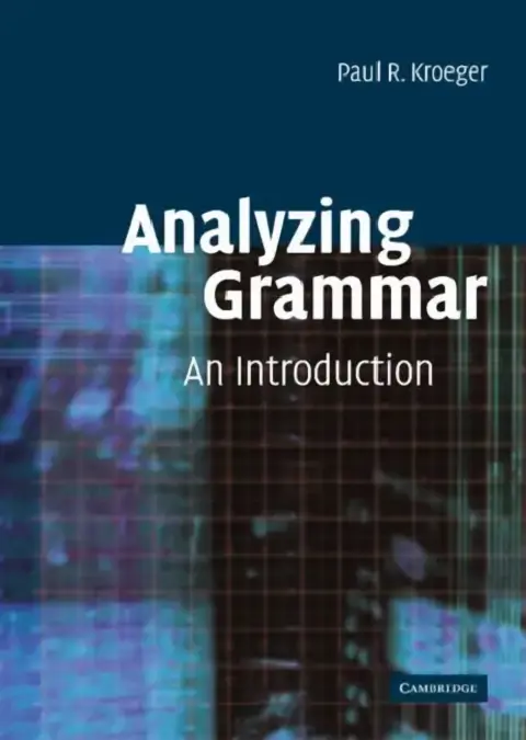 Cover of Analyzing Grammar