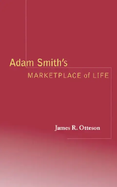 Cover of Adam Smith's Marketplace of Life