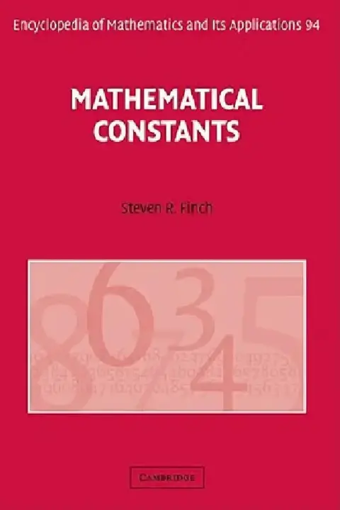 Cover of Mathematical Constants