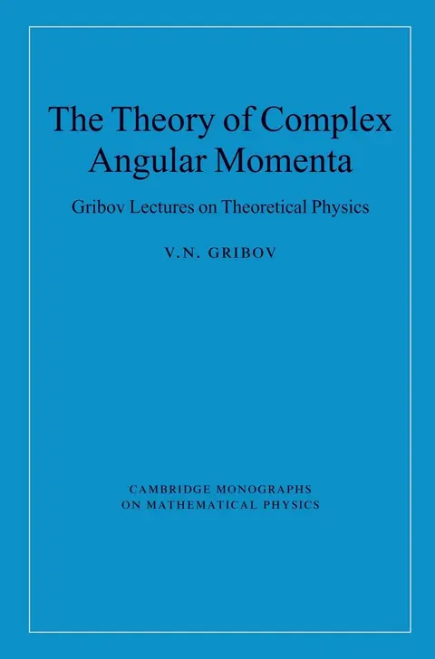 Cover of The Theory of Complex Angular Momenta