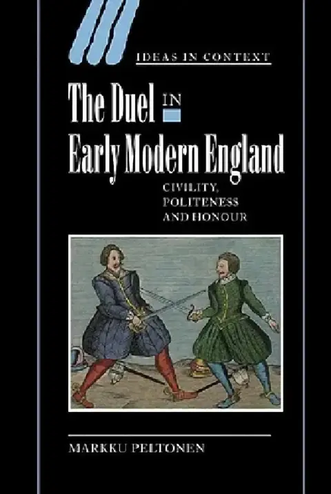 Cover of The Duel in Early Modern England