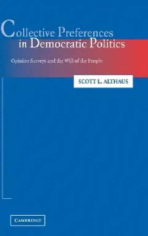Cover of Collective Preferences in Democratic Politics