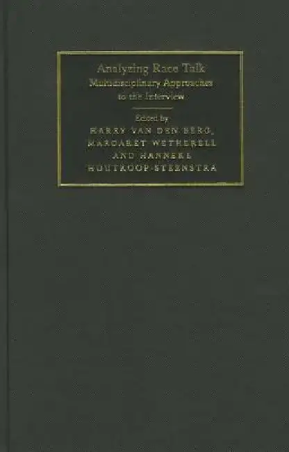 Cover of Analyzing Race Talk