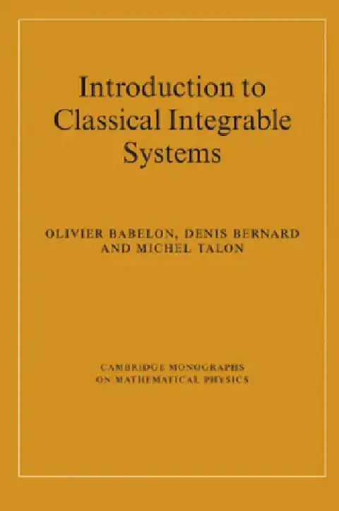 Cover of Introduction to Classical Integrable Systems