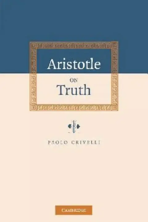 Cover of Aristotle on Truth