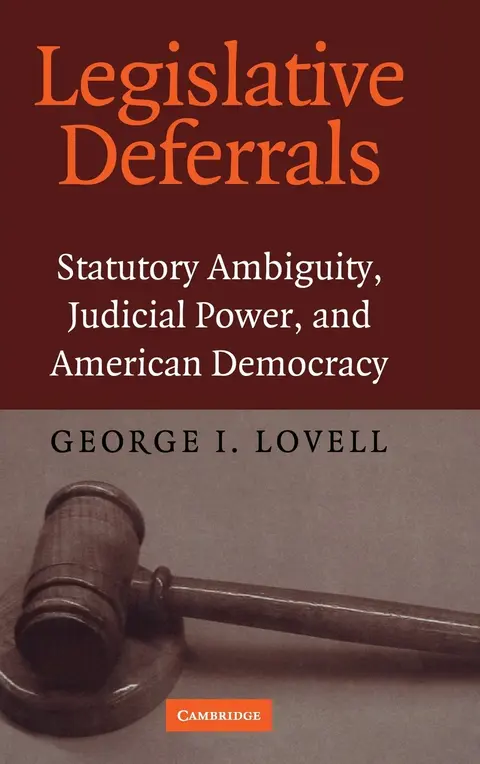 Cover of Legislative Deferrals