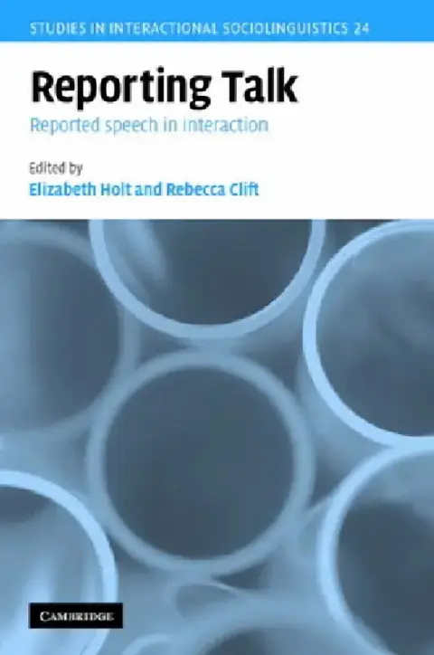 Cover of Reporting Talk
