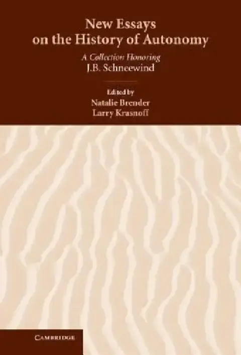 Cover of New Essays on the History of Autonomy