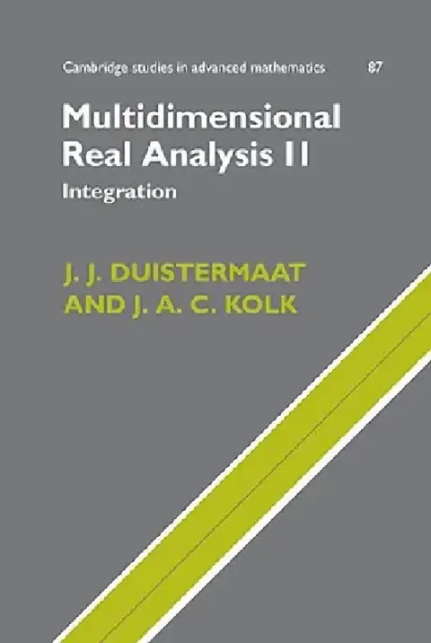 Cover of Multidimensional Real Analysis II
