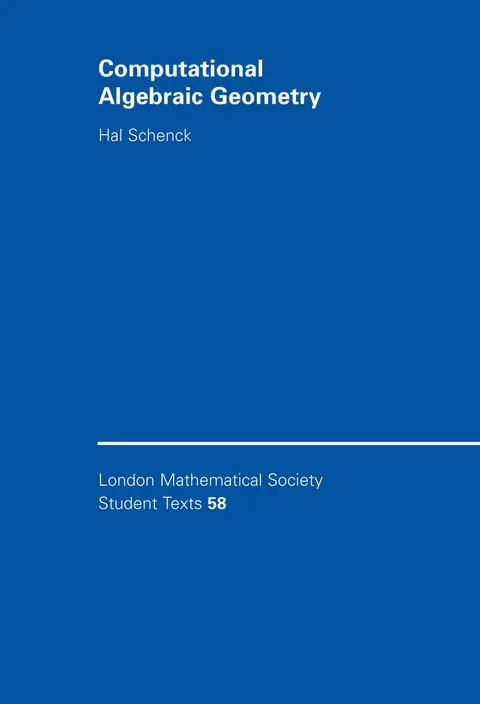 Cover of Computational Algebraic Geometry