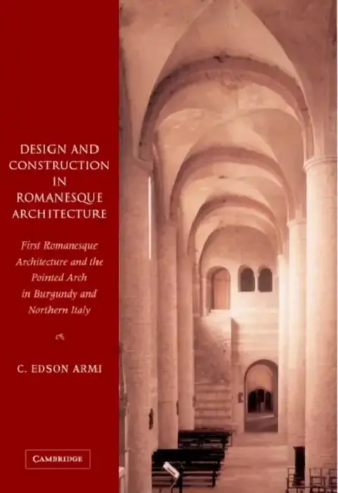 Cover of Design and Construction in Romanesque Architecture