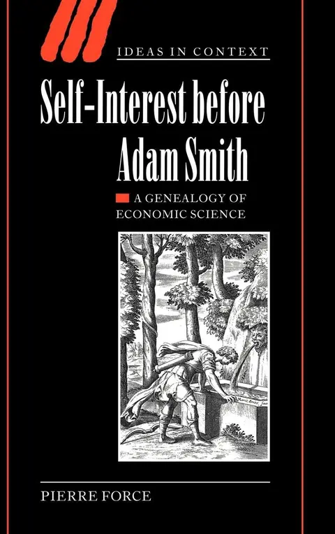 Cover of Self-Interest before Adam Smith