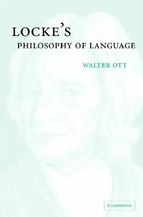 Cover of Locke's Philosophy of Language