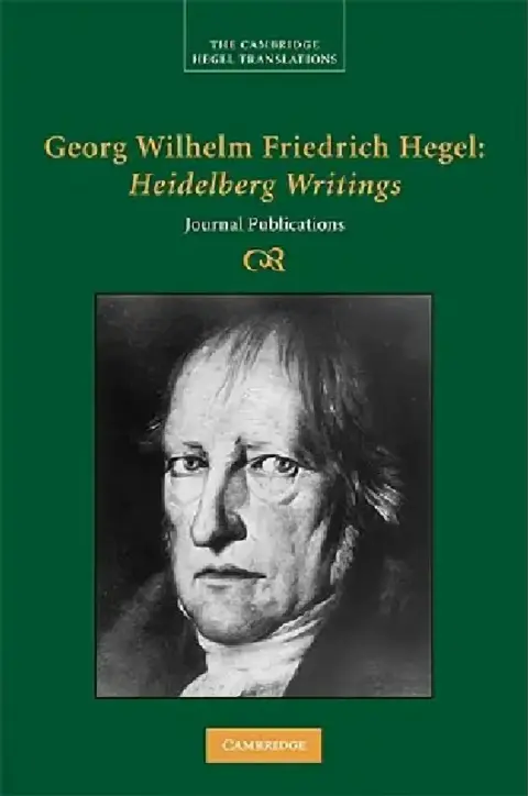 Cover of Georg Wilhelm Friedrich Hegel