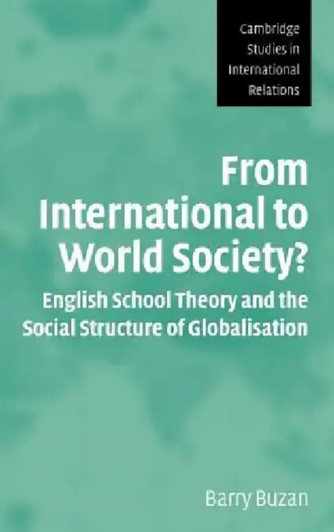 Cover of From International to World Society?