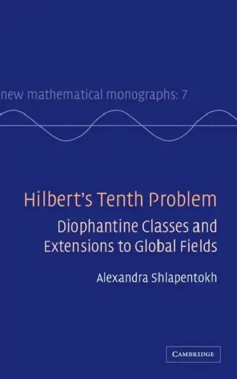 Cover of Hilbert's Tenth Problem