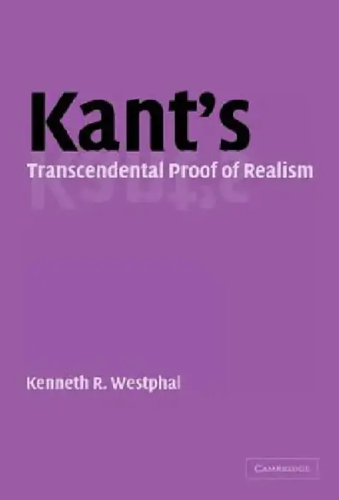 Cover of Kant's Transcendental Proof of Realism
