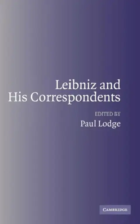 Cover of Leibniz and his Correspondents