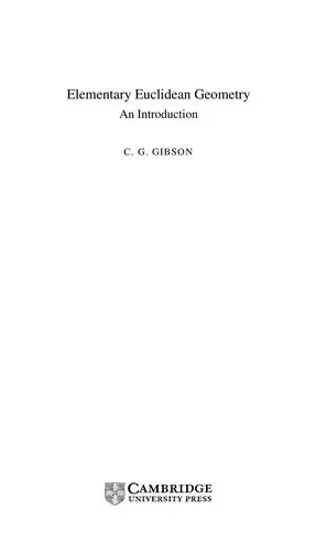 Cover of Elementary Euclidean Geometry