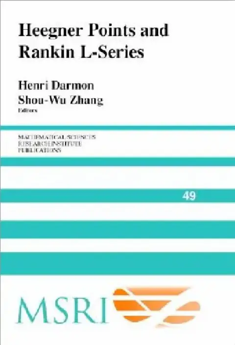 Cover of Heegner Points and Rankin L-Series