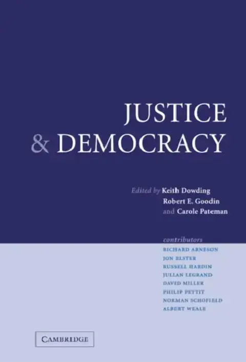 Cover of Justice and Democracy