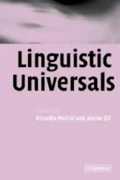 Cover of Linguistic Universals