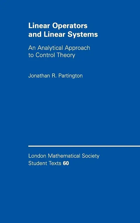 Cover of Linear Operators and Linear Systems