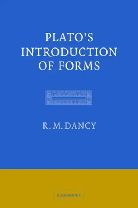 Cover of Plato's Introduction of Forms