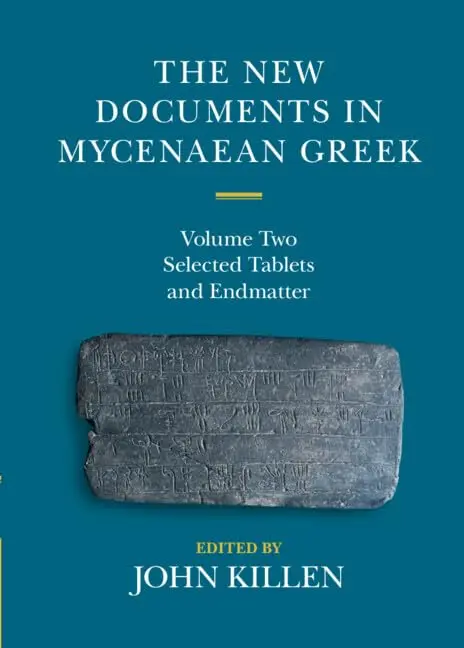 Cover of The New Documents in Mycenaean Greek