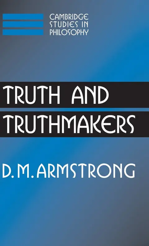 Cover of Truth and Truthmakers
