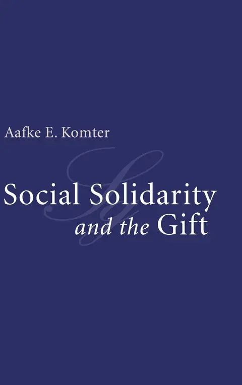 Cover of Social Solidarity and the Gift