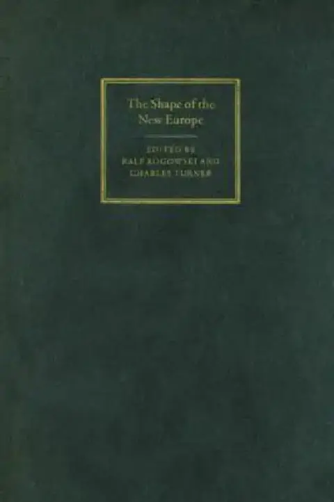 Cover of The Shape of the New Europe