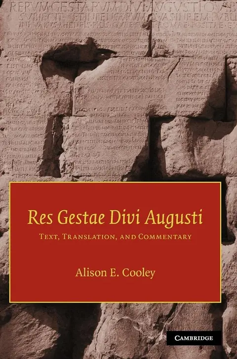 Cover of Res Gestae Divi Augusti
