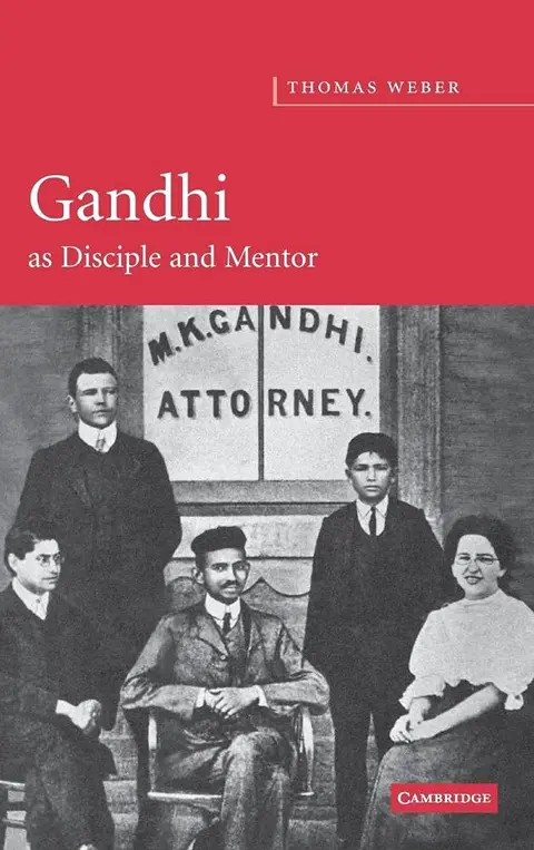 Cover of Gandhi as Disciple and Mentor