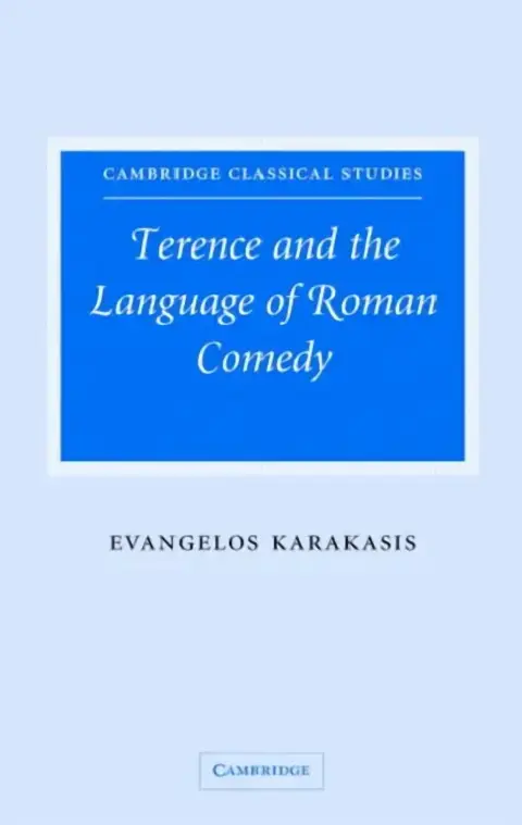 Cover of Terence and the Language of Roman Comedy