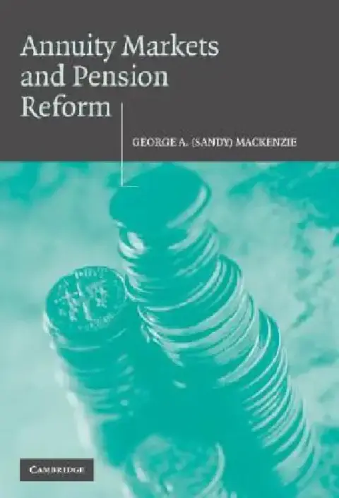Cover of Annuity Markets and Pension Reform