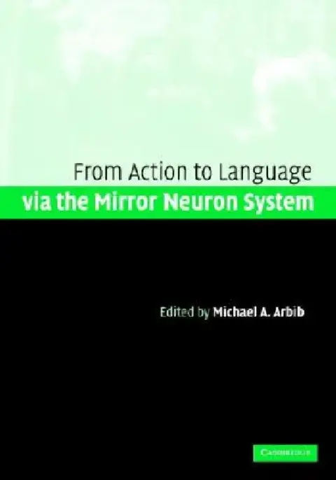 Cover of Action to Language via the Mirror Neuron System