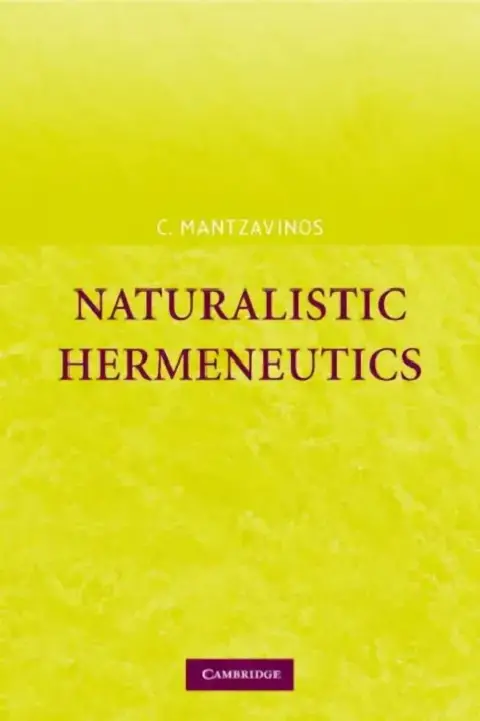 Cover of Naturalistic Hermeneutics