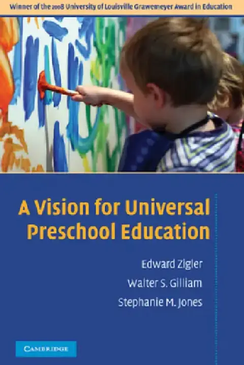 Cover of A Vision for Universal Preschool Education