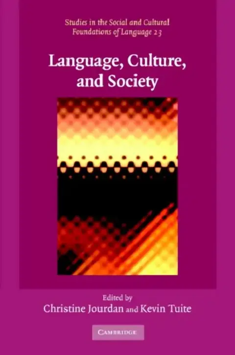 Cover of Language, Culture, and Society