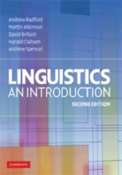 Cover of Linguistics