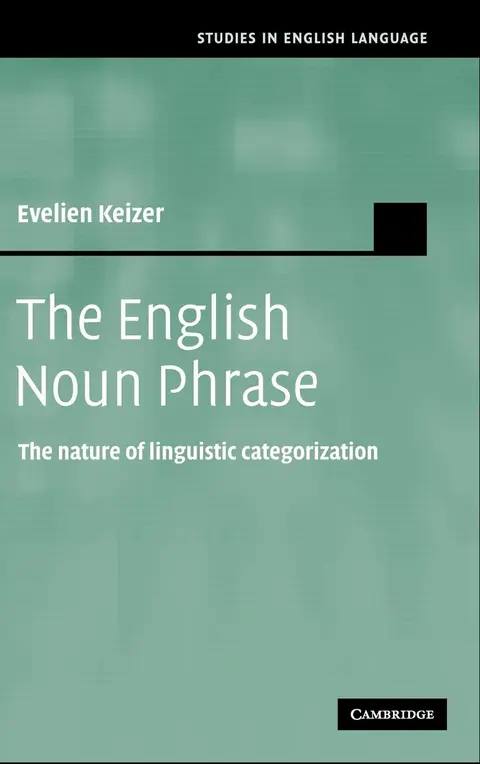 Cover of The English Noun Phrase