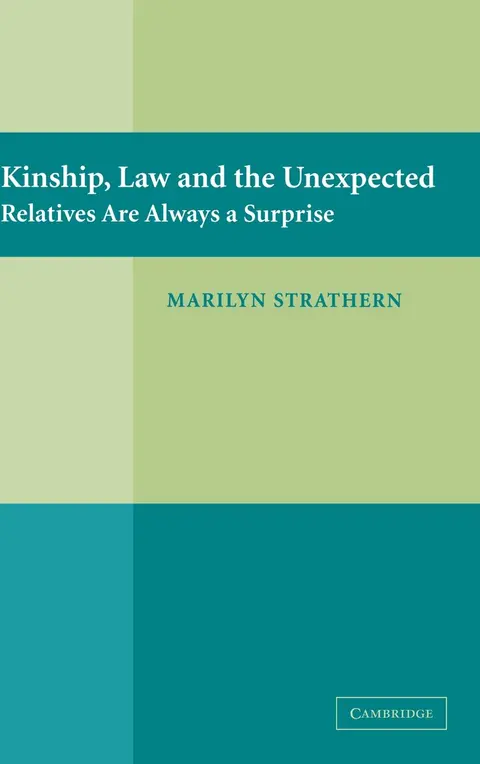 Cover of Kinship, Law and the Unexpected