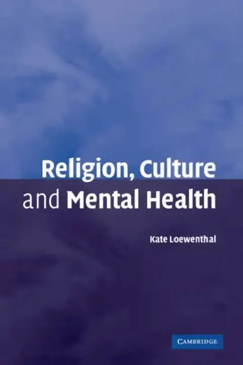 Cover of Religion, Culture and Mental Health